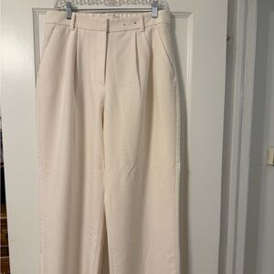 Curve Love A&F Sloane Tailored Wide Leg Pant